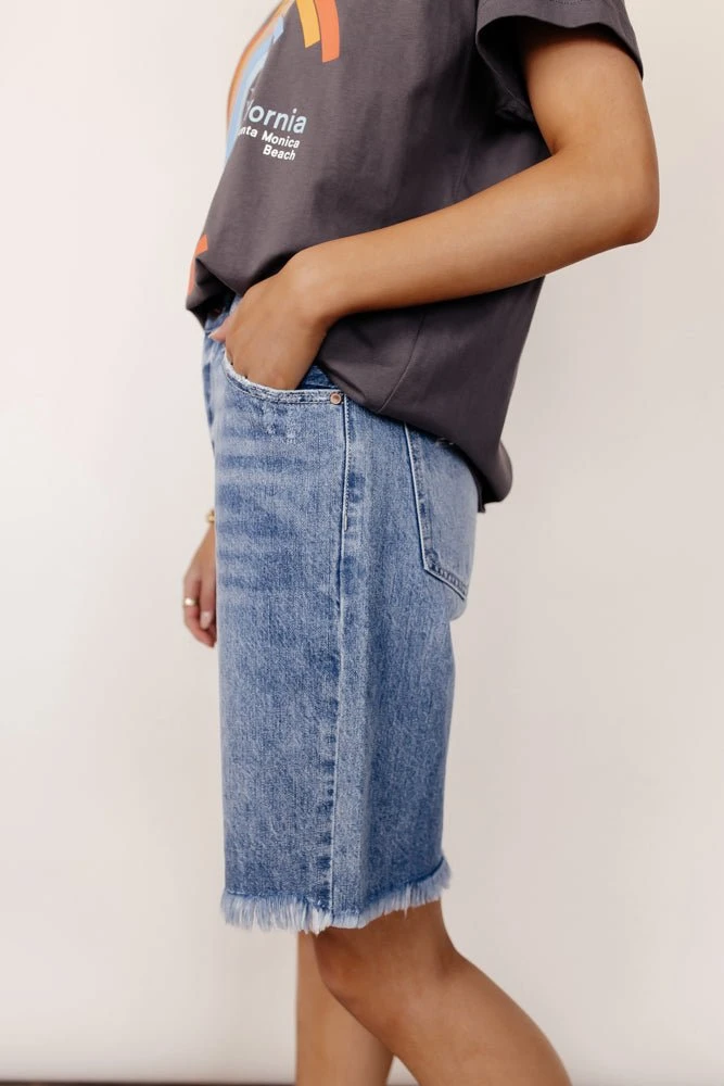 KANCAN Bohme Blaire Bermuda Shorts In Medium Wash Back In Stock 8 KANCAN Bohme Blaire Bermuda Shorts In Medium Wash Back In Stock