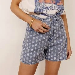 WELLMADE INC Sylvia Shorts Denim 13 WELLMADE INC Sylvia Shorts Denim