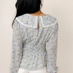 PAPER CRANE Wendy Floral Blouse- FINAL SALE