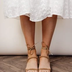 FREE SOUL/MIRACLE MILE Freya Strappy Sandals In Tan