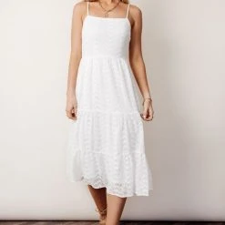 LE LIS Dresses Theodora Tiered Midi Dress