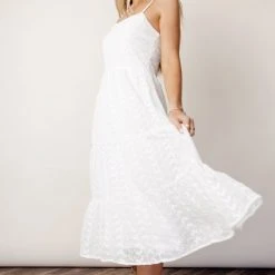 LE LIS Dresses Theodora Tiered Midi Dress