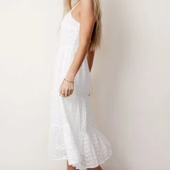 LE LIS Dresses Theodora Tiered Midi Dress