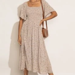 LAKE FLOWER FASHION Evelyn Floral Dress - FINAL SALE Dresses