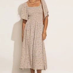 LAKE FLOWER FASHION Evelyn Floral Dress - FINAL SALE Dresses