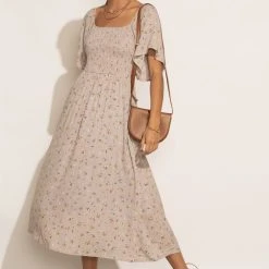 LAKE FLOWER FASHION Evelyn Floral Dress - FINAL SALE Dresses