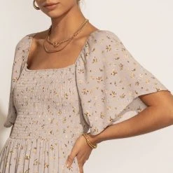 LAKE FLOWER FASHION Evelyn Floral Dress - FINAL SALE Dresses