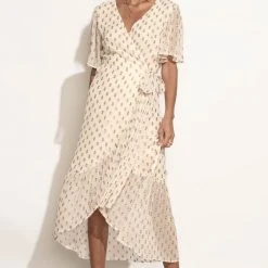 EN CREME Ally Wrap Dress