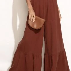 WORUI Sylvia Pants In Rust New Arrivals