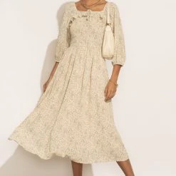 WELLMADE INC Flor Midi Dress Dresses