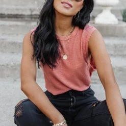 SINA Mason Ribbed Tank Top