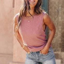 SINA Mason Ribbed Tank Top