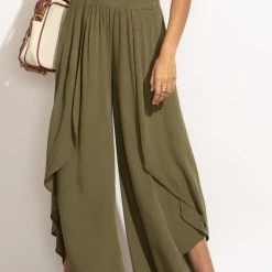 FINAL TOUCH COLLECTION Madison Pants In Green