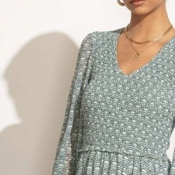 WORUI Dresses Roselyn Tiered Midi Dress