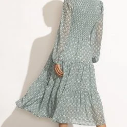 WORUI Dresses Roselyn Tiered Midi Dress