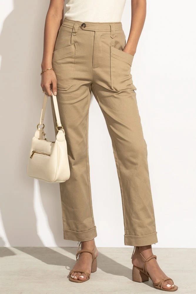WELLMADE INC Naya Pants In Ivory - FINAL SALE Fresh Markdowns 10 WELLMADE INC Naya Pants In Ivory - FINAL SALE Fresh Markdowns