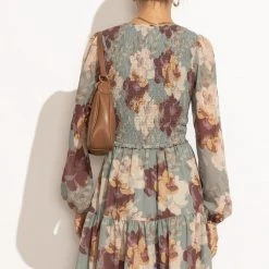 WORUI Bohme In Bloom Viviana Midi Dress
