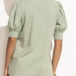 DOE&RAE Chelsea Top In Sage 12 DOE&RAE Chelsea Top In Sage