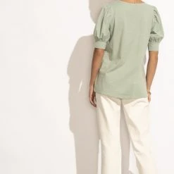 DOE&RAE Chelsea Top In Sage 13 DOE&RAE Chelsea Top In Sage