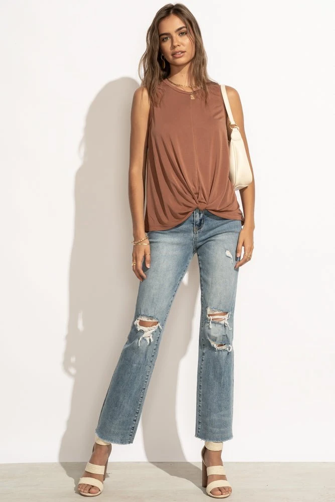 LUSH CLOTHING Tops Marlene Tank Top In Brown 6 LUSH CLOTHING Tops Marlene Tank Top In Brown