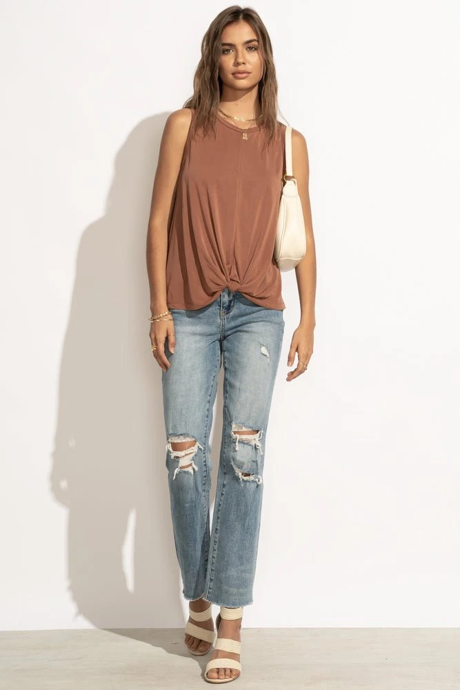 LUSH CLOTHING Tops Marlene Tank Top In Brown 5 LUSH CLOTHING Tops Marlene Tank Top In Brown
