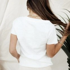 WORUI Naia V Neck Tee - FINAL SALE Bohme Essentials 19 WORUI Naia V Neck Tee - FINAL SALE Bohme Essentials