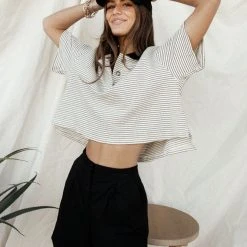 PAPERMOON Mari Striped Top - FINAL SALE Shirts & Blouses