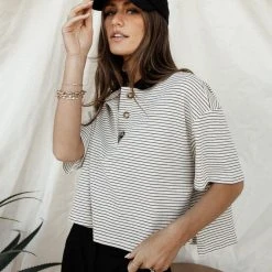 PAPERMOON Mari Striped Top - FINAL SALE Shirts & Blouses