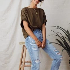 WORUI Priyanka Oversized Top In Cream