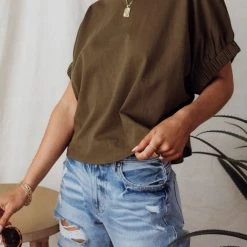 WORUI Priyanka Oversized Top In Cream