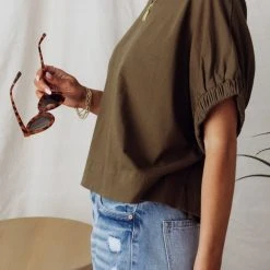 WORUI Priyanka Oversized Top In White