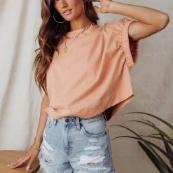 WORUI Priyanka Oversized Top In Cream