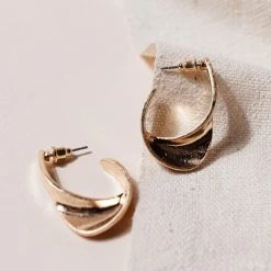 JOYFUL JEWELRY Evelyn Open Hoop Earrings