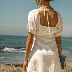 VERY J Coastal Getaway Helena Mini Dress In White