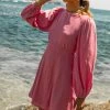 AARON & AMBER Nala Mini Dress In Pink Dresses