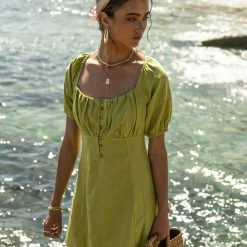 VERY J Helena Mini Dress In Green Dresses 15 VERY J Helena Mini Dress In Green Dresses