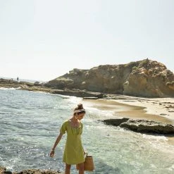 VERY J Helena Mini Dress In Green Dresses