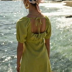 VERY J Helena Mini Dress In Green Dresses 19 VERY J Helena Mini Dress In Green Dresses