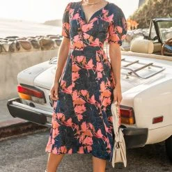WORUI Coastal Getaway Eden Midi Dress