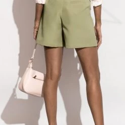 AARON & AMBER New Arrivals Dayton Shorts In Sage