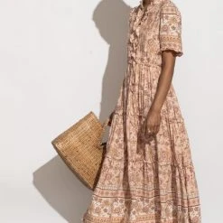 IN LOOM Lexie Floral Dress In Rose 9 IN LOOM Lexie Floral Dress In Rose