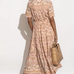 IN LOOM Lexie Floral Dress In Rose 10 IN LOOM Lexie Floral Dress In Rose