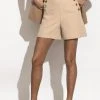 AARON & AMBER New Arrivals Dayton Shorts In Tan