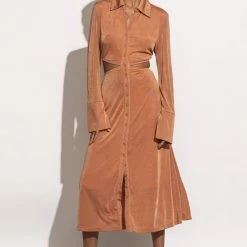 AARON & AMBER New Arrivals Marianna Dress In Green