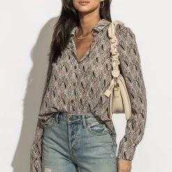 ROKOKO Nova Button Down Top Tops