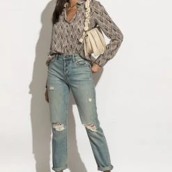 ROKOKO Nova Button Down Top Tops