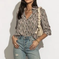 ROKOKO Nova Button Down Top Tops