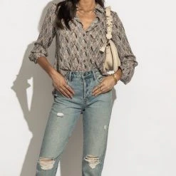 ROKOKO Nova Button Down Top Tops