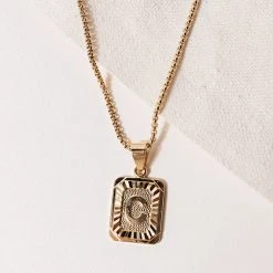 J&D JEWELRY Jaxon Initial Pendant Necklace
