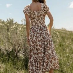 CLOTHING COMPANY Dresses Khari Floral Dress In Ivory